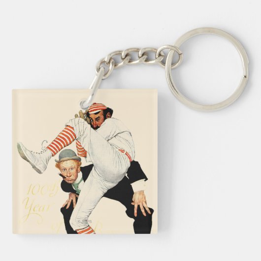 100e Jubileum honkbal Sleutelhanger (Achterkant)