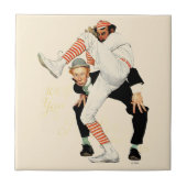 100e Jubileum honkbal Tegeltje (Voorkant)