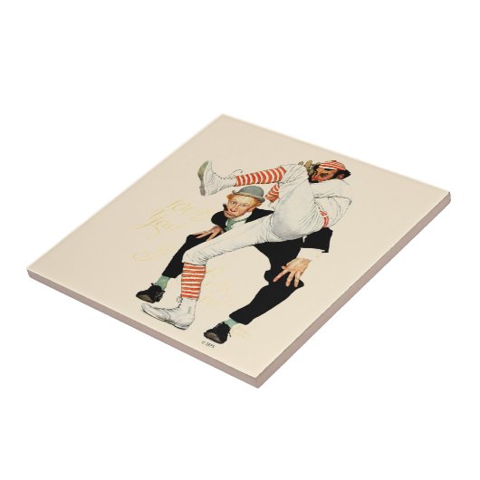 100e Jubileum honkbal Tegeltje (Zijkant)