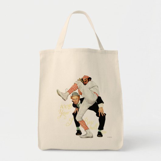 100e Jubileum honkbal Tote Bag (Voorkant)