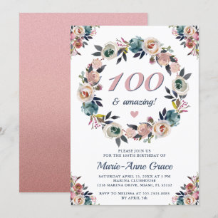 100e Jubileum van de Florale Partij Kaart