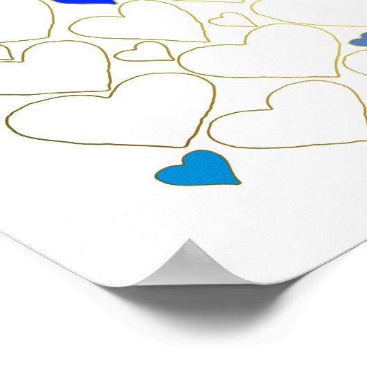 100e Poster op de geboorte - 100 jaar achtergelate (Hoek)