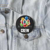 100e ronde van de 100-partijengroep bemanningslede button 7,6 cm (In situ)