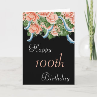 100e Rozen van de Maandag Happy Birthday Kaart