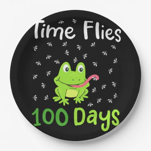 100e schooldag 100 dagen 34 papieren bordje (Voorkant)