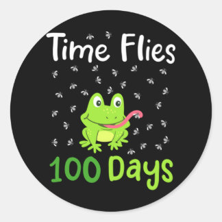100e schooldag 100 dagen 34 ronde sticker