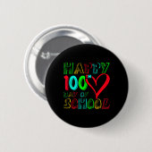 100e schooldag 100 dagen Schattigee studenten jong Ronde Button 5,7 Cm (Voorkant /achterkant)