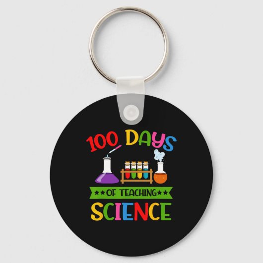 100e schooldag 100 dagen schoolbus sleutelhanger (Voorkant)