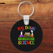100e schooldag 100 dagen schoolbus sleutelhanger (Voorkant)