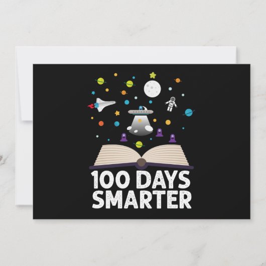 100e schooldag 100 dagen slimmere boekenruimte kaart (Voorkant)