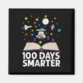 100e schooldag 100 dagen slimmere boekenruimte magneet (Voorkant)
