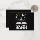 100e schooldag 100 dagen slimmere boekenruimte notitiekaartje (Voorkant / Achterkant in situ)