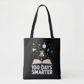 100e schooldag 100 dagen slimmere boekenruimte tote bag (Voorkant)