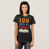 100e schooldag 100 dagen slimmere T-leerdag T-shirt (Voorkant volledig)