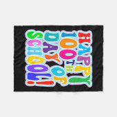 100e schooldag 100 schooldagen 2 fleece deken (Voorkant (Horizontaal))