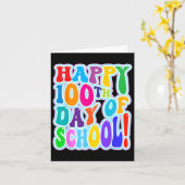 100e schooldag 100 schooldagen 2 kaart (Gele Bloem)