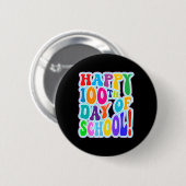 100e schooldag 100 schooldagen 2 ronde button 5,7 cm (Voorkant /achterkant)