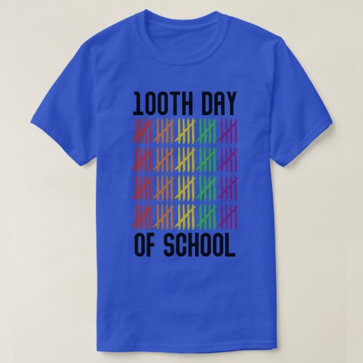 100e schooldag 27 t-shirt (Design voorkant)