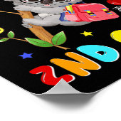100e schooldag 2e klas Koala Happy 100 dagen Poster (Hoek)