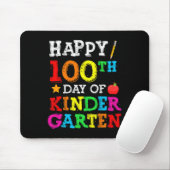 100e schooldag in de kleuterschool muismat (Met muis)