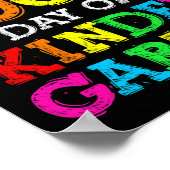 100e schooldag in de kleuterschool poster (Hoek)