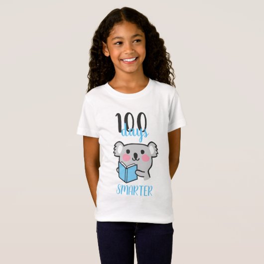 100e schooldag in koala t-shirt (Voorkant volledig)