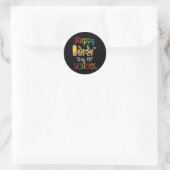 100e schooldag Leopard Print Teacher Student Ronde Sticker (Tas)
