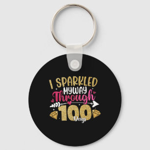 100e schooldag mijn studenten zijn 100 dagen slim sleutelhanger