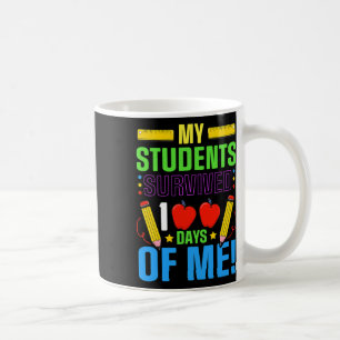 100e schooldag overleefde mijn student 100 dagen koffiemok