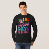 100e schooldag Unicorn 100 magische dagen T-shirt (Voorkant volledig)