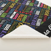 100e speciaal gepersonaliseerd monogram voor de ge sherpa deken (3/4)