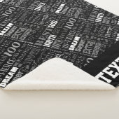 100e speciaal gepersonaliseerd monogram voor de ge sherpa deken (3/4)