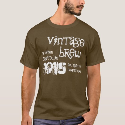 100e verjaardag 1915 of een jaar  Brew B100a T-shirt (Voorkant)
