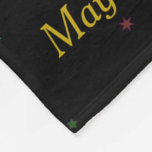 100e verjaardag Black Gold van de feestdag Fleece Deken (Hoek)