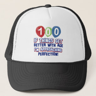 100e verjaardag design trucker pet