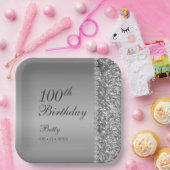 100e verjaardag Elegant Papieren Bordje (Feest)