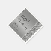 100e verjaardag Elegant Servet (Hoek)