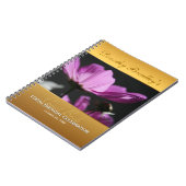 100e verjaardag Floral - Eigen gastvrouw B Notitieboek (Linkerzijde)