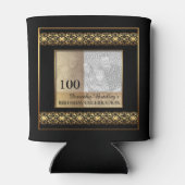 100e verjaardag Foto Koelbox Blikjeskoeler (Achterkant)