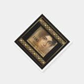 100e verjaardag Fotopapier servetten (Hoek)