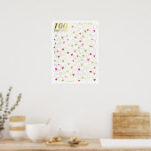 100e verjaardag gast boek poster - 100 jaar gelief (Keuken)