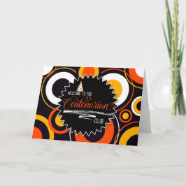 100e verjaardag Geometrische cirkels honderdjarig Kaart