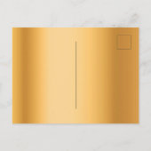 100e verjaardag gouden burgundy florals - uitnodig briefkaart (Achterkant)