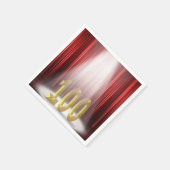 100e verjaardag in de schijnwerpers op het podium servet (Hoek)