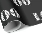 100e verjaardag in zwart cadeaupapier (Rol Hoek)