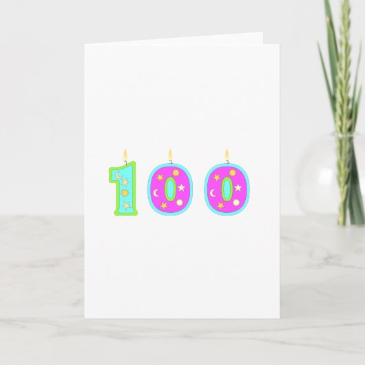100e verjaardag kaart (Voorkant)