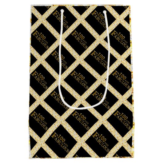 100e verjaardag medium cadeauzakje (Achterkant)