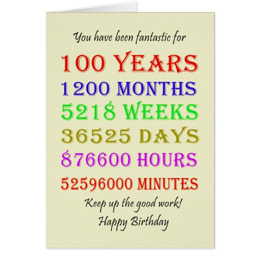 100e verjaardag Mijlpalen (Voorkant)