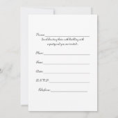 100e verjaardag Moderne uitnodiging (Achterkant)