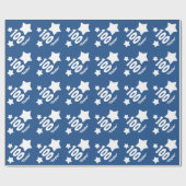 100e verjaardag of een jaar feestelijk 2 cadeaupapier (Vlak)